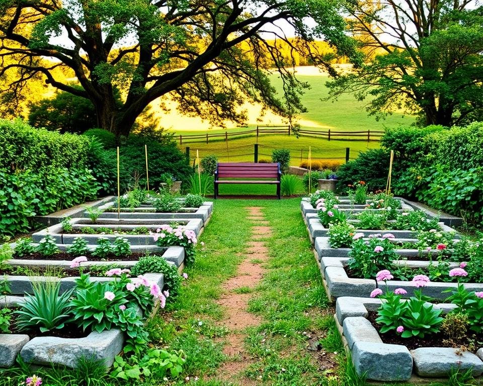 simple garden layouts