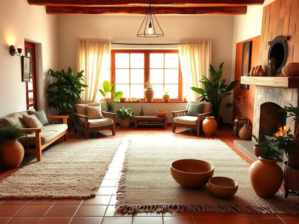 terracotta decor living spaces inspiration