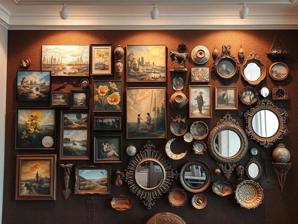 unique wall art display