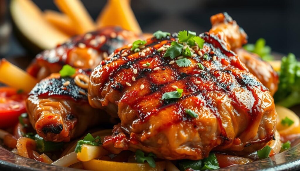 Asian-inspired grilled chicken