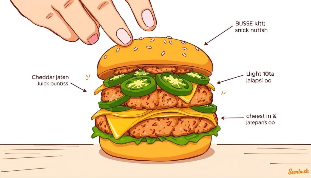 cheddar jalapeno chicken burger recipe