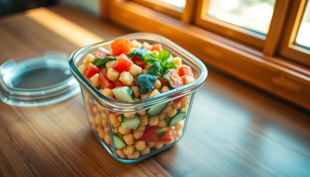 chickpea salad storage tips