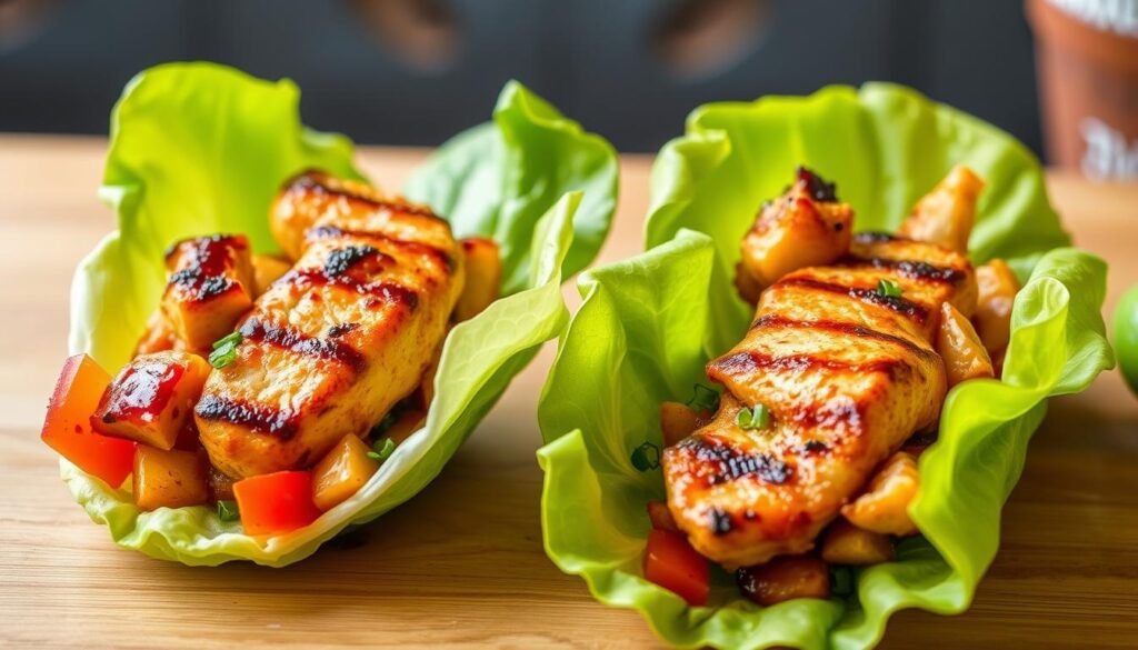chipotle grilled chicken lettuce wraps recipe