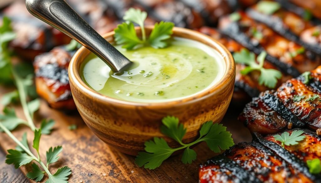 cilantro mint sauce for grilled meats recipe