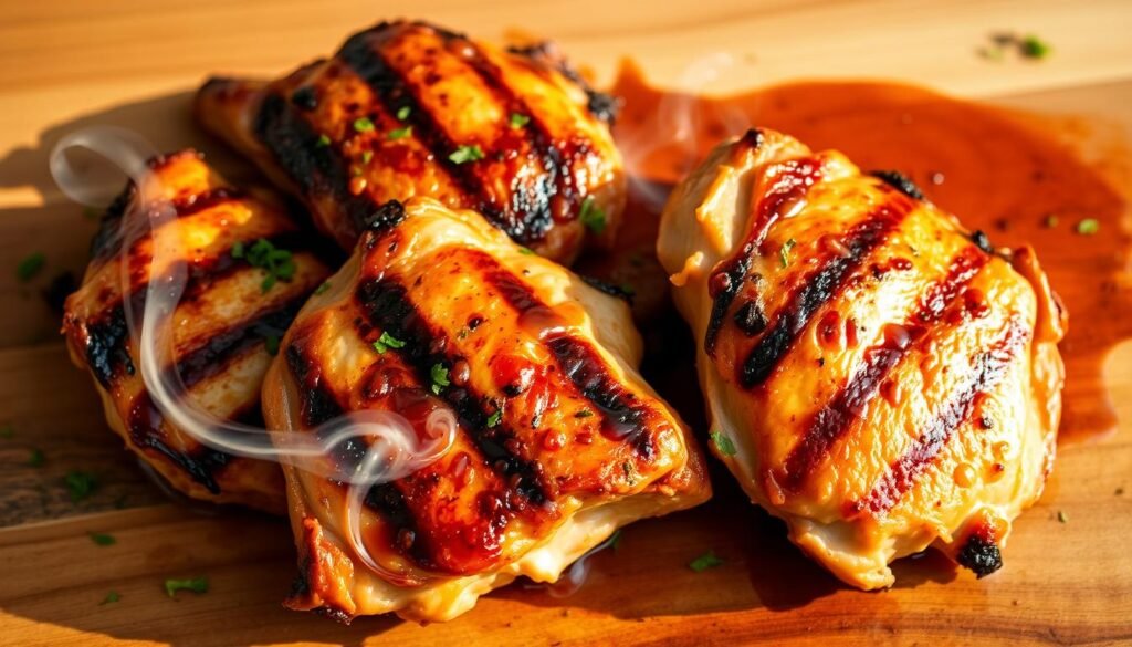 grilled chicken thighs