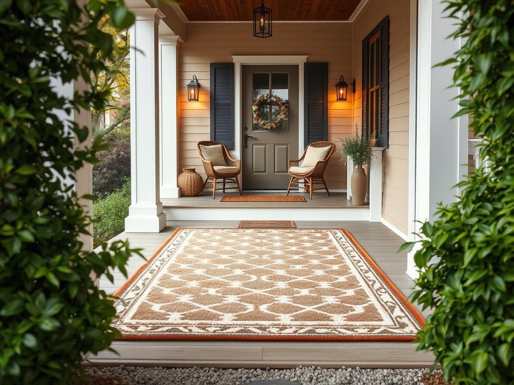 outdoor rug placement ideas
