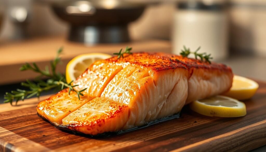 pan-seared salmon