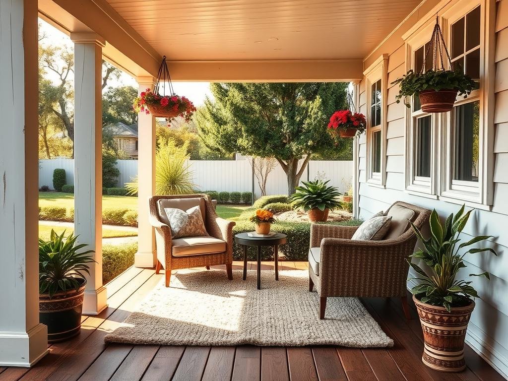 small porch seating ideas