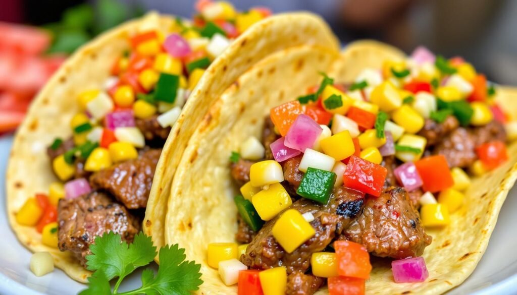 steak tacos with corn salsa recipe