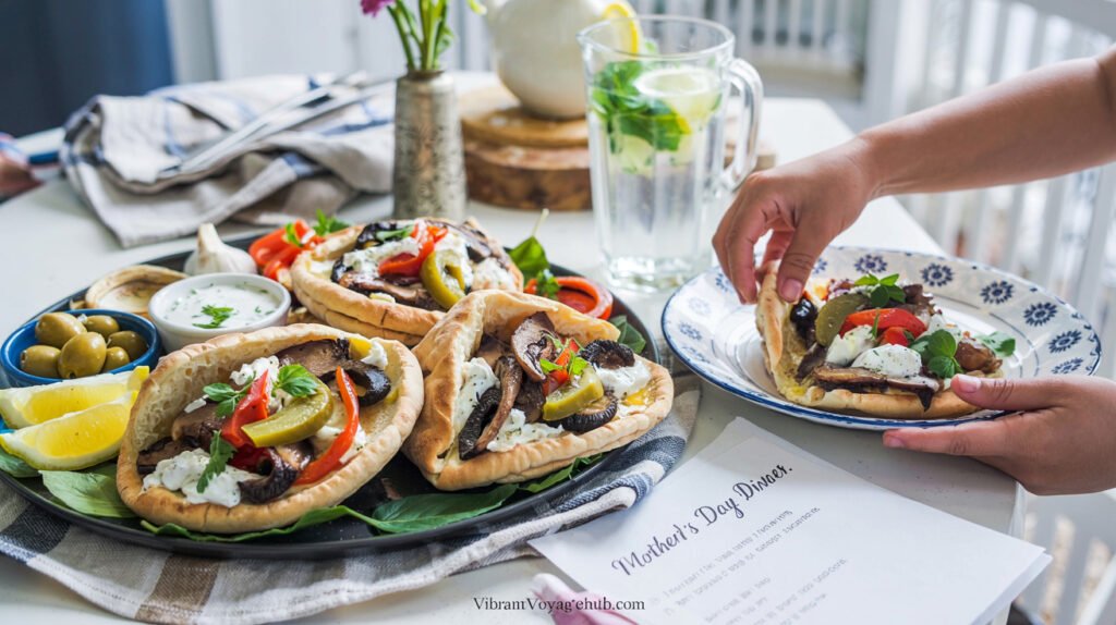 vegetarian portobello gyros recipe