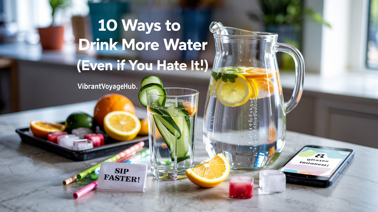 10 Ways to Drink More Water (If You Hate the Taste)