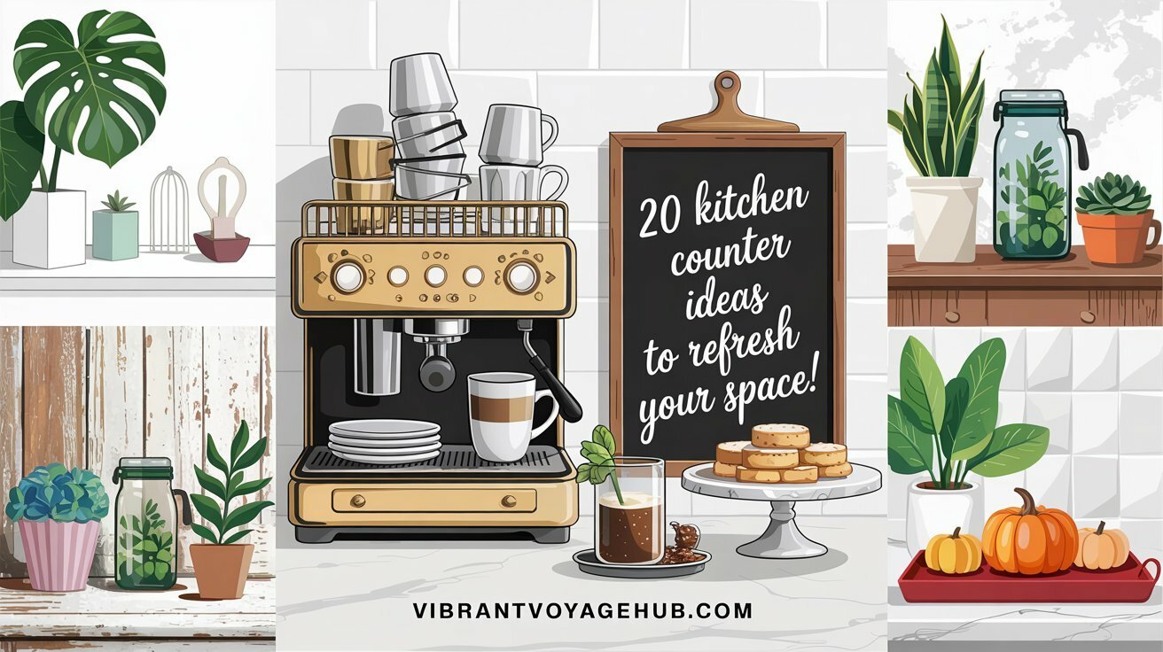 20 Kitchen Counter Decoration Ideas