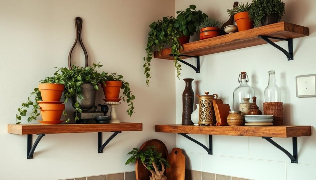 corner kitchen shelves