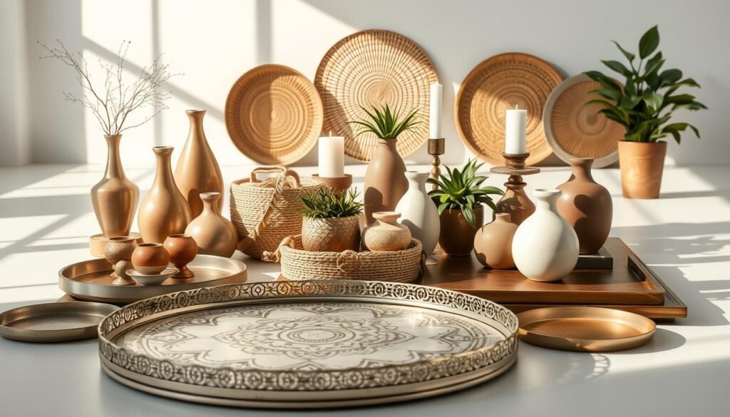 decorative tray arrangements