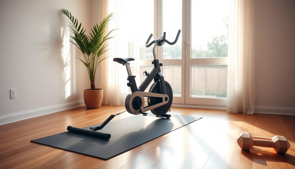 home workout space