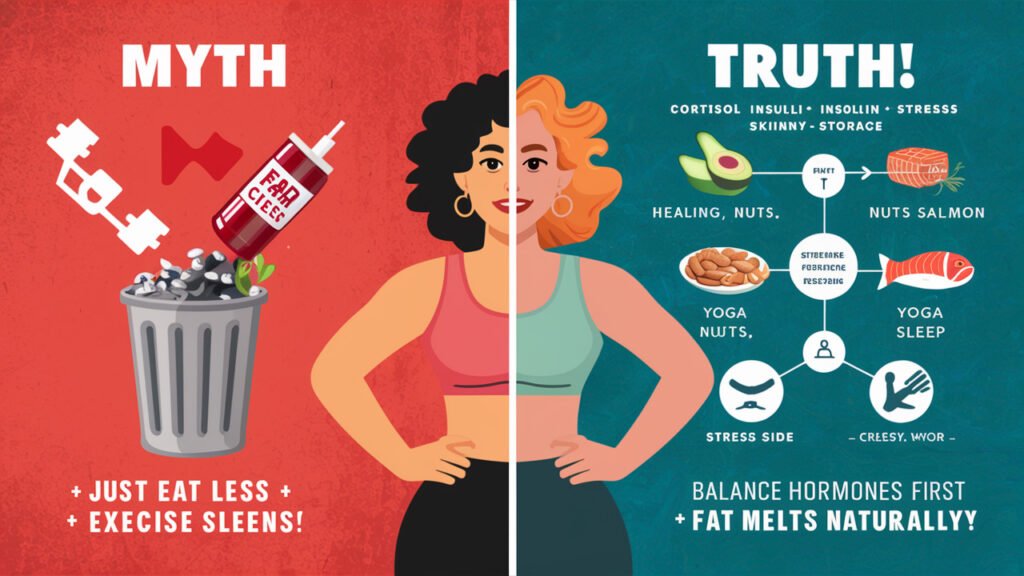 hormonal belly fat in women