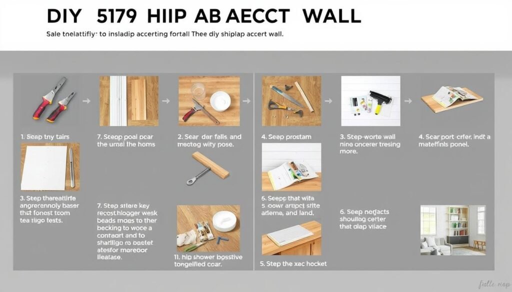 how to install shiplap wall