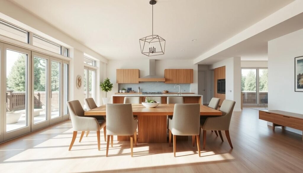 integrated dining space