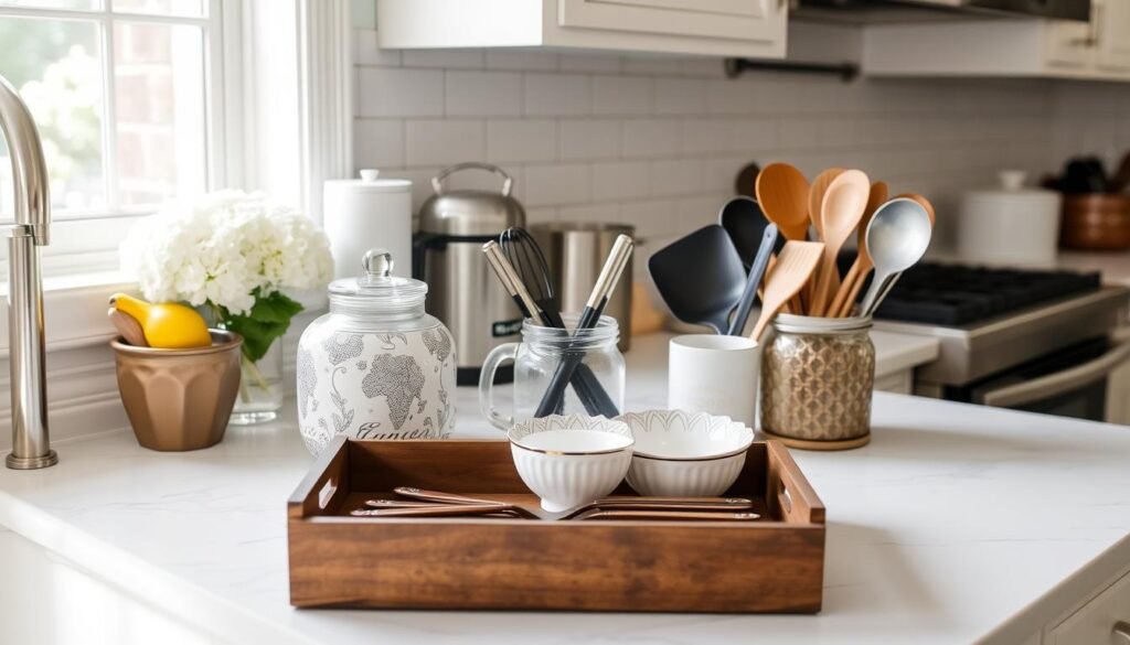 kitchen counter organization ideas