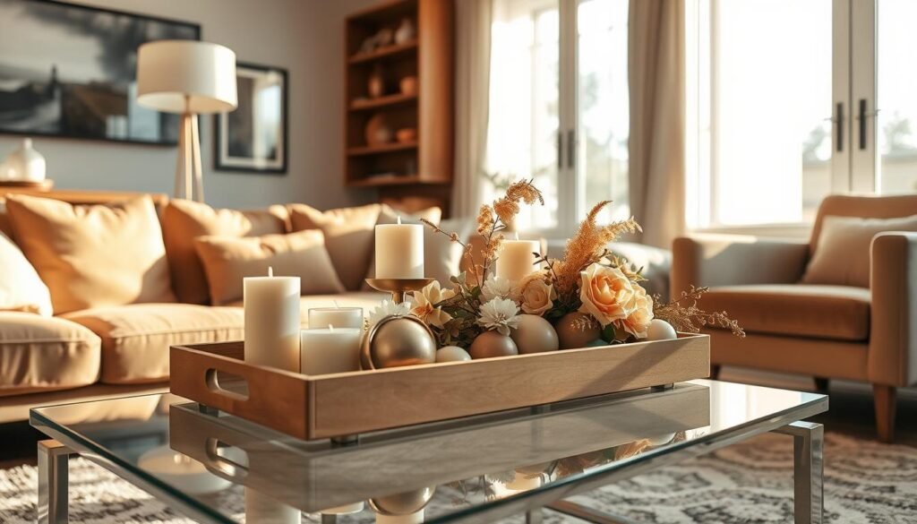 living room tray decorations