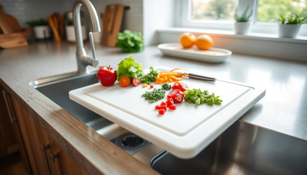 over sink cutting board