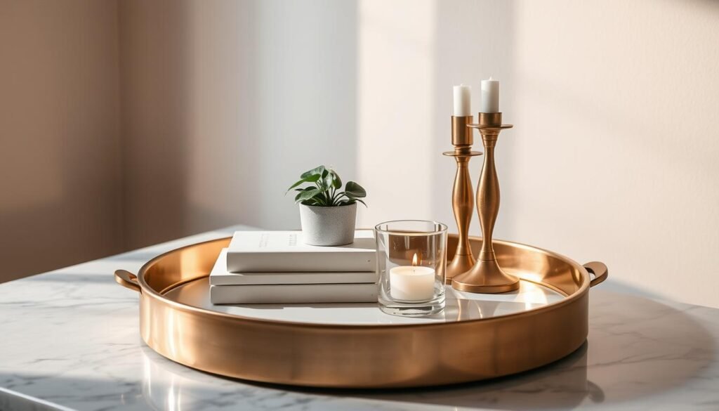 round tray decorating