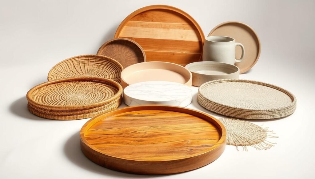 round tray materials