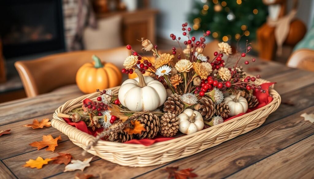 seasonal tray decor