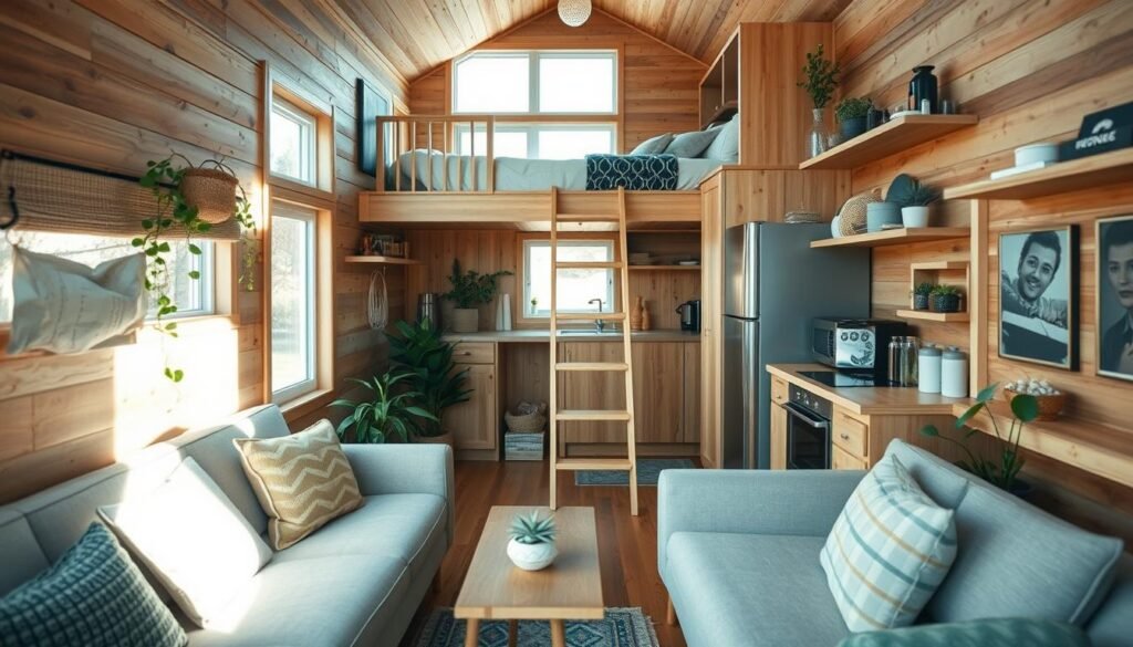 tiny home living space